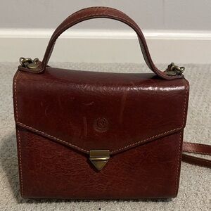 Chiarugi Italian Leather Crossbody Bag